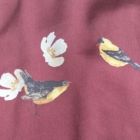 Zara Printed Blouse Sz S - Picture 4 of 4